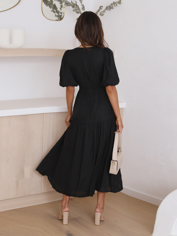 Enola | Dress with Puff Sleeves