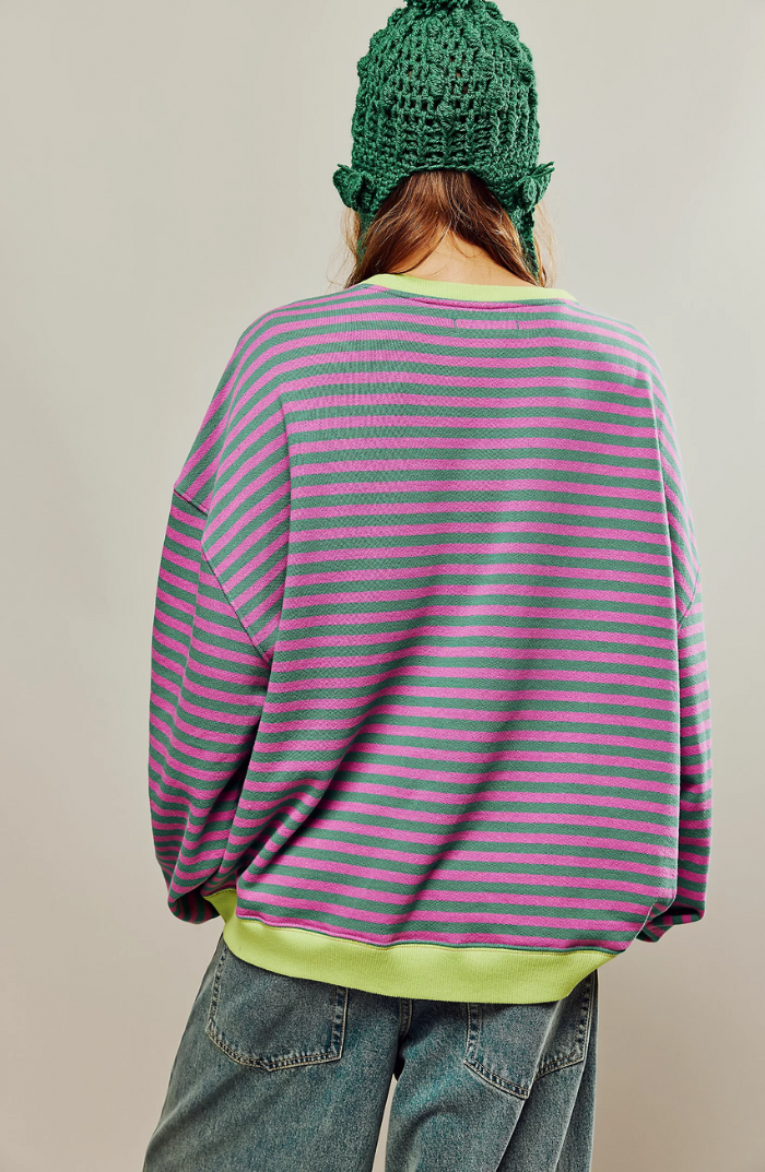 Ashley | Playful Striped Sweater