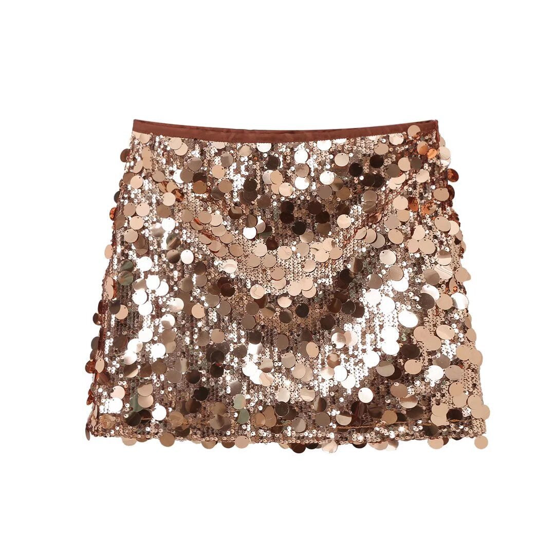 Isla | Sparkling Sequin Skirt