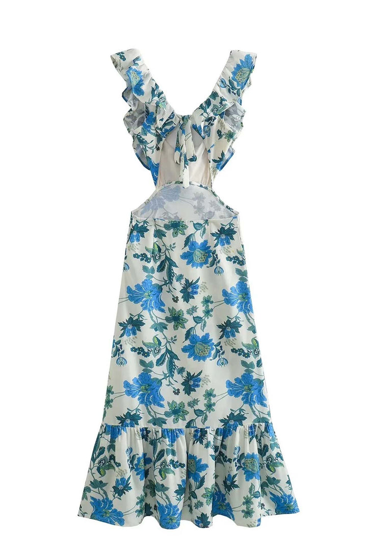 Ember | Floral Ruffle Dress