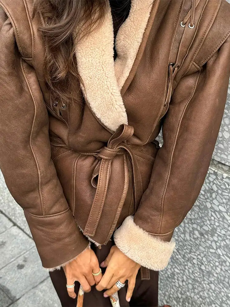 Isabel | Vintage Lammy Coat