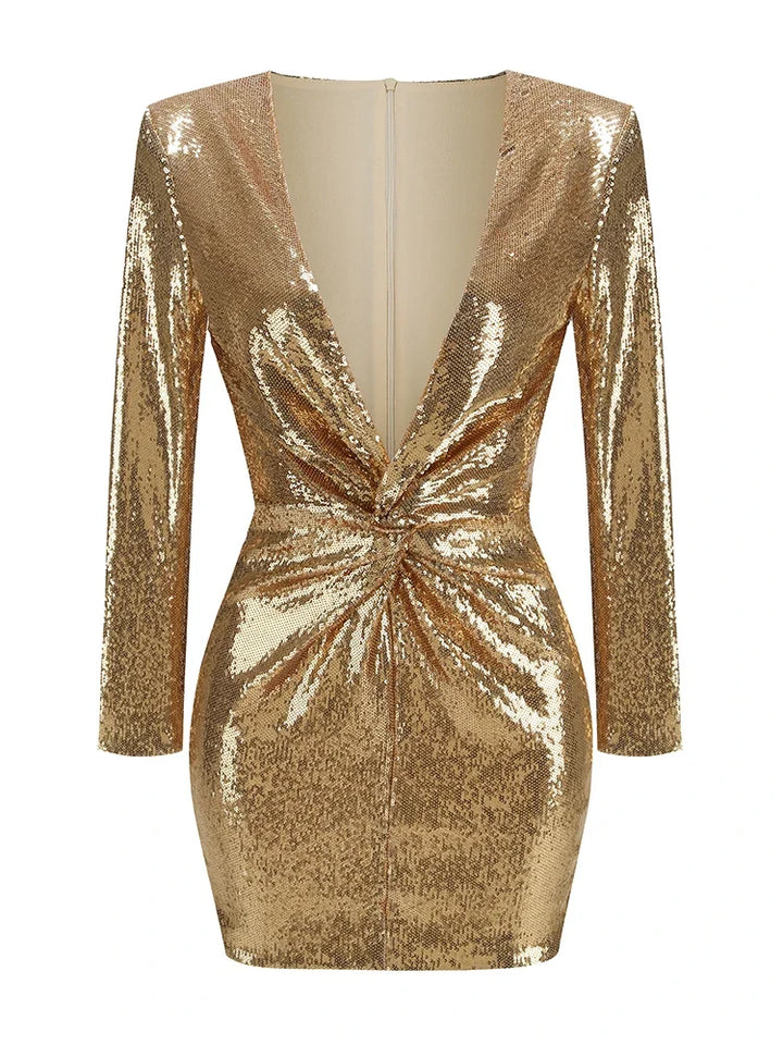 Harley | Luxurious Gold Dress