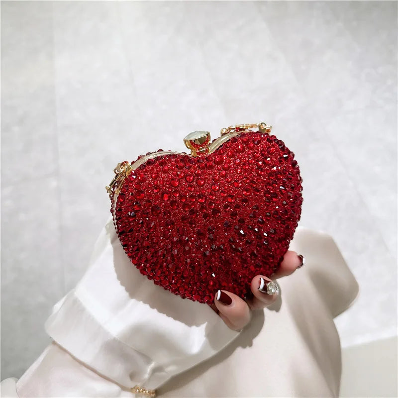 Juliet | Dazzling Heart Handbag