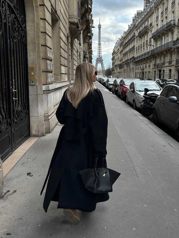 Anika | Classic Black Coat