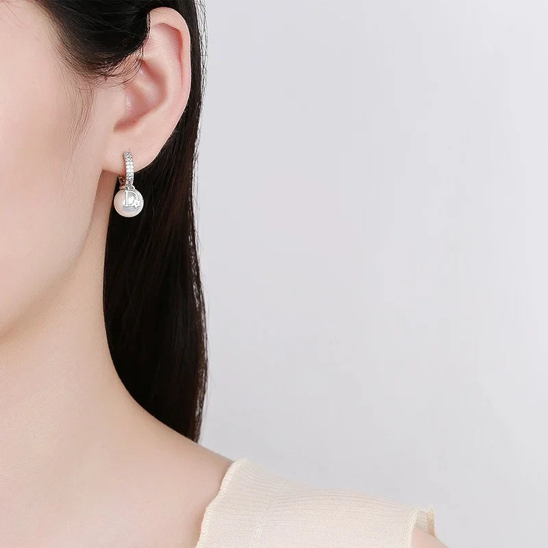 Baylor | Dazzling Pearl Earrings