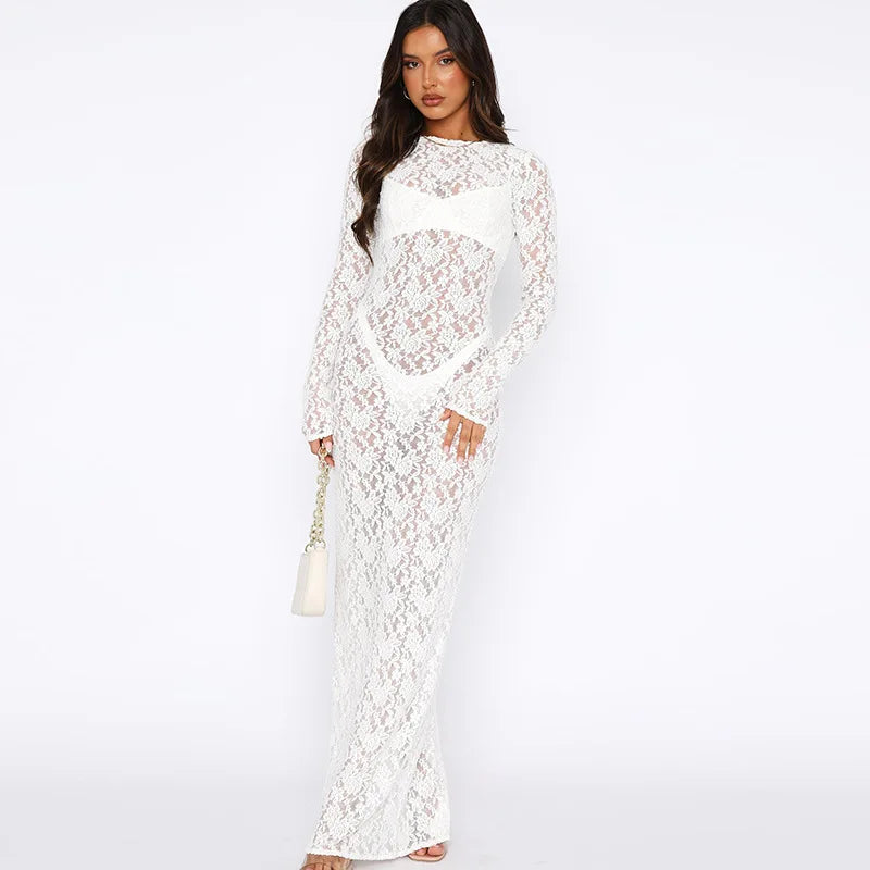 Aleah | Lace Maxi Dress