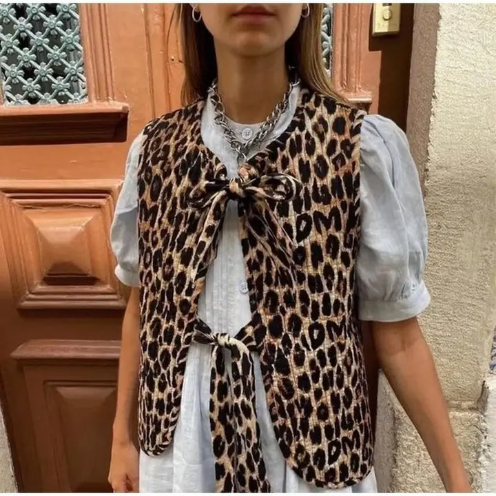 Sadie | Cute Leopard Vest