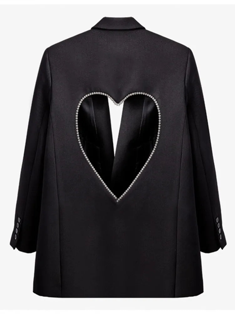 Daphne | Cut-out Heart Blazer