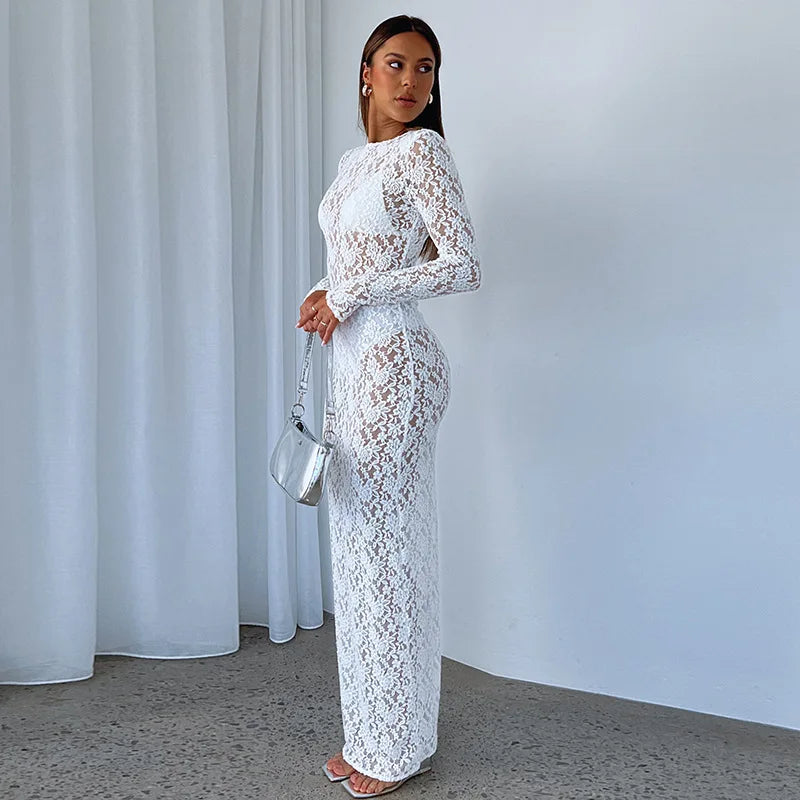 Aleah | Lace Maxi Dress