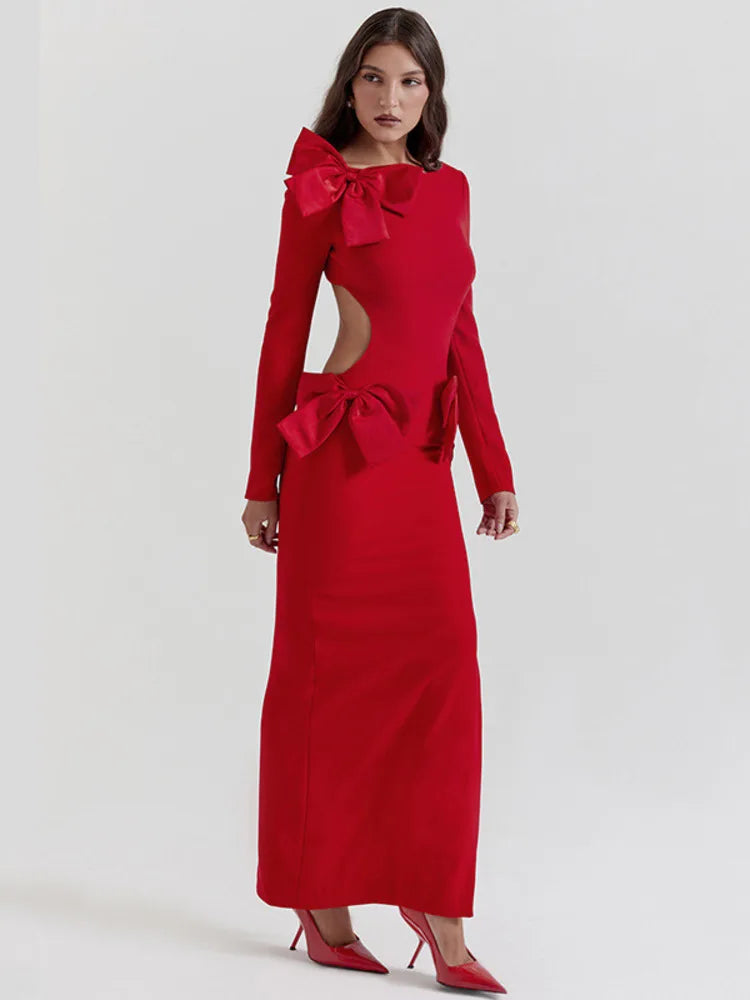 Eileen | Chic Bow Gown