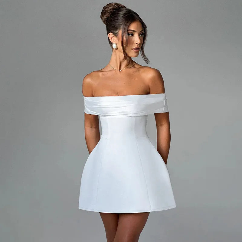 Elora | Elegant Off-shoulder Dress