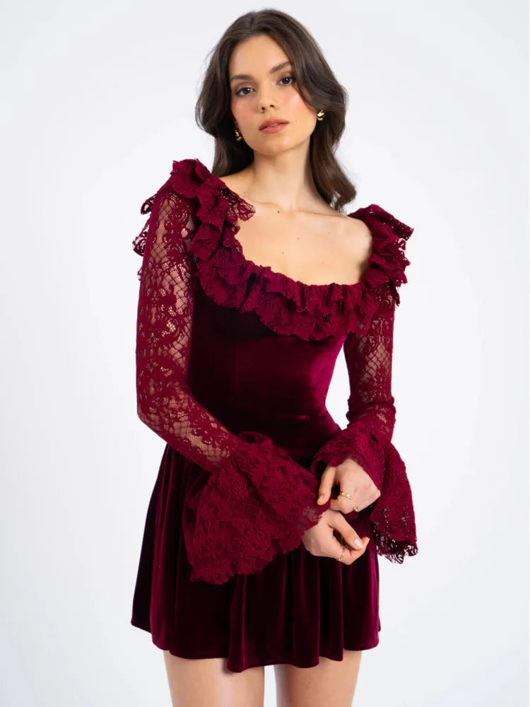 Joyce | Romantic Velvet Dress