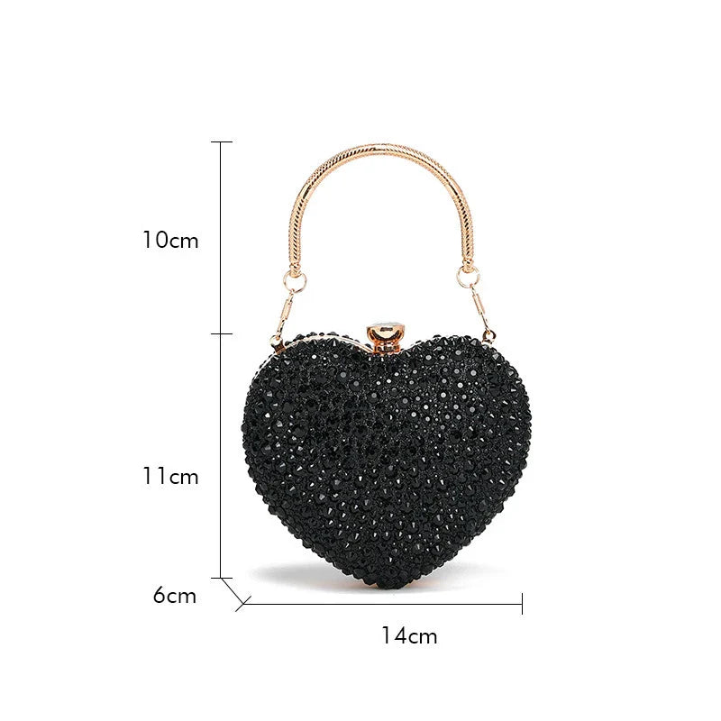 Juliet | Dazzling Heart Handbag