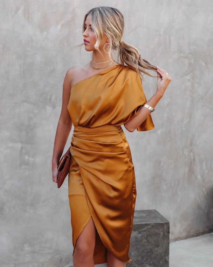 Karina | Sophisticated Satin Dress