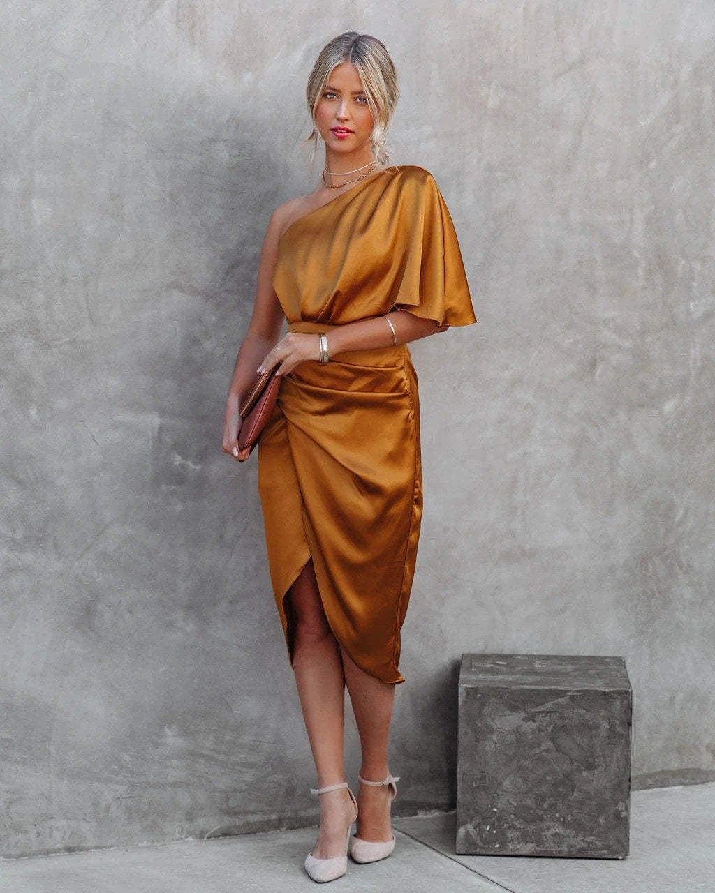 Karina | Sophisticated Satin Dress