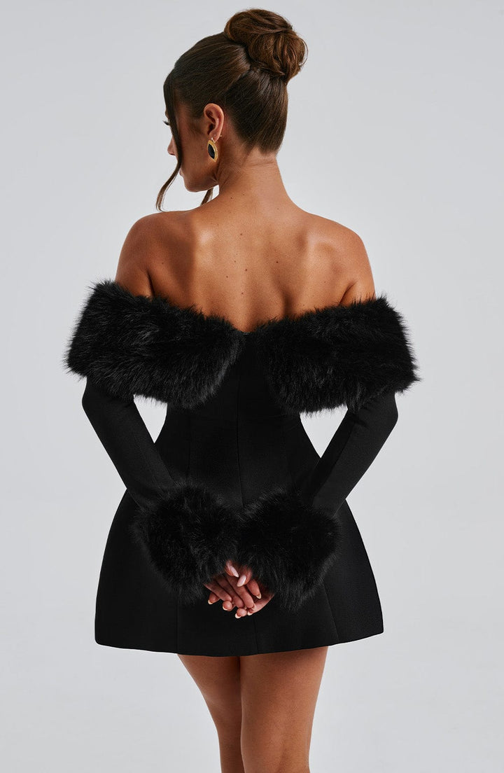 Laurel | Luxurious Fur Dress